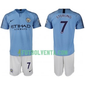 Camiseta de fútbol Manchester City STERLING 7 Niño 1ª equipación 2018/2019